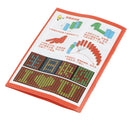 Dominos Instruction Book with 90 Puzzle - Dominoes Blocks Tumbling Game Toys