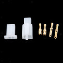 Car Motorcycle 2 Way Electrical Connector 2.8mm Male Female Kit