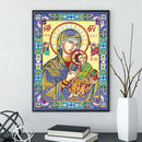 5D DIY Special Shaped Diamond Painting Religious Embroidery Kit Home Decor