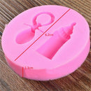 New Silicone Fondant Mould Baby Dummy Bottle Cake Mold Chocolate Baking Decor MO