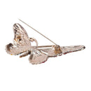 Black Butterfly Brooch Mix Color Rhinestone Brooches For Women Lady Fashion L5H7