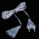 Power Extension Cable Plug Extender Wire For LED String Light Christmas Ligh_