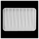 New Silicone Bathroom Flexible Soap Dish Storage Holder Soapbox Plate Tray  I1S6