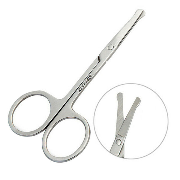 makeup scissors small nose hair cut manicure make-up eyebrow with round&lJ Hw