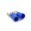 20PCS 0.187" 4.8mm Crimp Terminal Terminator Female Spade Connector Blue SE3c