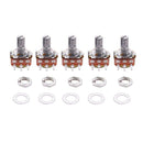 1M Ohm Single Linear Taper 3 Pins Rotary Potentiometers Pots 5 Pcs W6T6