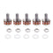1M Ohm Single Linear Taper 3 Pins Rotary Potentiometers Pots 5 Pcs W6T6