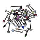 30 pcs/ Set Lip Piercing Labret Multi Color T6E1