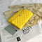 Fashion Women Shoulder Messenger Handbag Chain Leather Evening Bag (Yellow) A#S