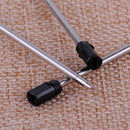 20 Pcs 7cm Black Ink Cross Type Metal Ballpoint Pen Refills fr 14cm Crystal Pen