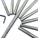 10x Wood Drill Bit Set Flat Spade Hex Shank High-carbon Steel Woodworkin RFX