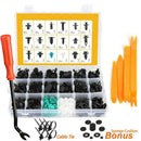 Push Bumper Fastener Rivet Clips with 18 Most Popular Sizes Auto Push Pin R K4F3