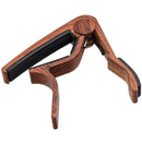 Woodgrain Guitar Capo for Acoustic Guitar, Ukulele, Electric Guitar, Bass a