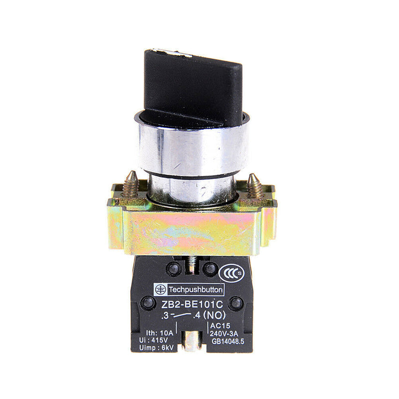 10A 600V 3 Position 2NO Maintained Toggle Select Selector Switch XB2-BD33C S Kw