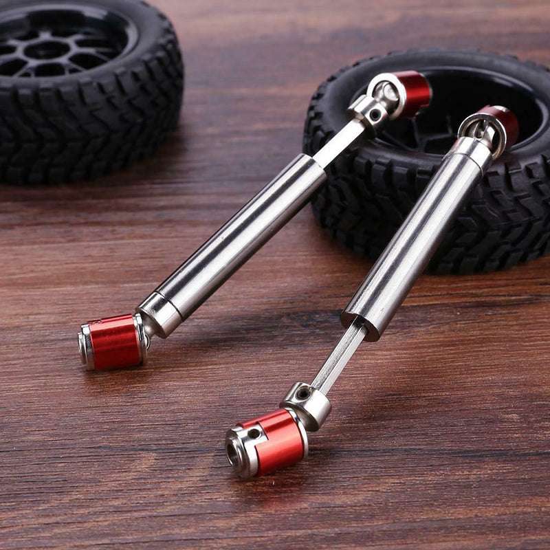 2pcs Metal Drive Shaft Drive Axle for 1/10 RC Rock Crawler Car Axial SCX10