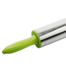 1Pc Stainless Steel Fondant Rolling Pin Cake Decoration Dough Roller Plasti D4F1