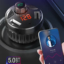 BC05 Car Bluetooth 5.0 FM Transmitter Hands Free MP3 Music Player USB Charger