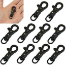 Survival Carabiner Rote Buckle Quickdraw Key Chain EDC Tool 10