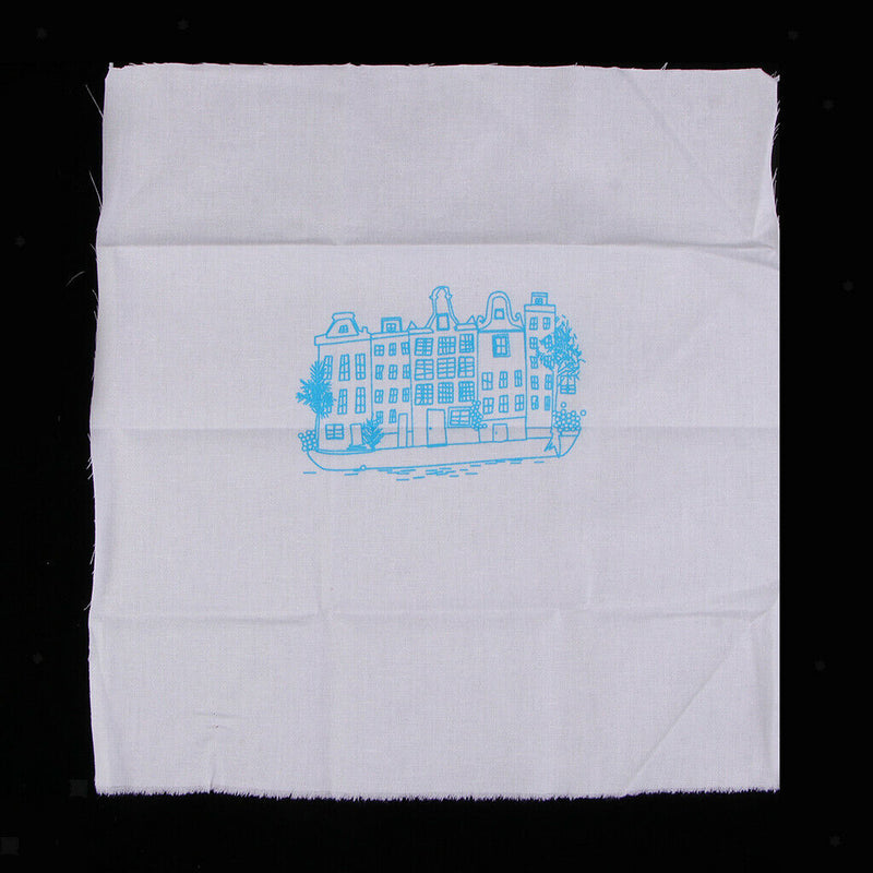 1 Set Handmade Sewing Embroidery Starter Kits with Skyscraper Pattern Cross