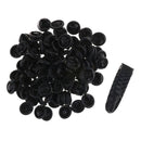 100x durable BLACK latex finger cots antislip for chalk Electronic finger cotsOZ