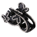 Women Large Crystal Salon Shower Makeup Hair Claw Clamps Clips Styling Tools