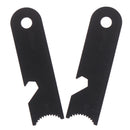 2PC Magnesium Flint Scraper Stone Fire Starter Lighter Outdoor Survival CampA3C