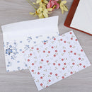 10Pcs  Fresh and Elegant Floral Envelope Letterhead Cherry Roses Letter Paper JR