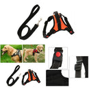Dog Harness Leash Set Adjustable Breathable Dog Cat Collar Vest Harness for P7Q5
