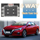 6 Way Fuse Box ATO ATC Standard Blade Fuse Holder Block for Car Marine Boat