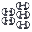 5Pairs Silicone Soft Ear Bud For Covert Acoustic Tube Earpiece For Two-way Radio