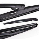 Wiper Blades arms back black For Peugeot 207 hatchback tailgate