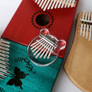 Crystal Clear 8 Keys Kalimba Musical Instrument Acrylic Thumb Piano (Bear)