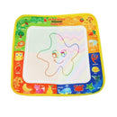 Kids Magic Water Drawing Canvas Coloring Mat with 2 Pens Baby Doodle Painting