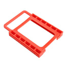 2.5 to 3.5 Inch SSD Notebook HDD Hard Disk Mounting Adapter Dock Holder Red