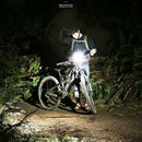 Waterproof  Light Bike Tail Light Blue Headlight Kit