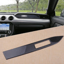 Carbon Fiber Interior Center Console Panel Cover Trim fit for Ford Mustang 15-18