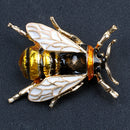 Cute Bee Fly Insect Brooch Clothes Accessories Enamel Brooches Birthday Gif