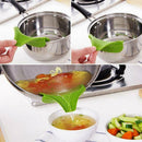 Anti-spill Silicone Slip on Pour Soup for Pots Pans & Jars Home Kitchen Gadgets