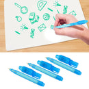 3x Invisible Ink Pens UV Light Black Light Magic Highlighter Pen for Drawing