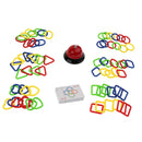 Child Developmental Rings Bell and Get Rings Kids Color Shape Cognitive
