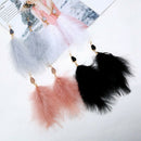 Fashion Statement Boho Tassel Earrings For Women Feather Earrings Fashion J