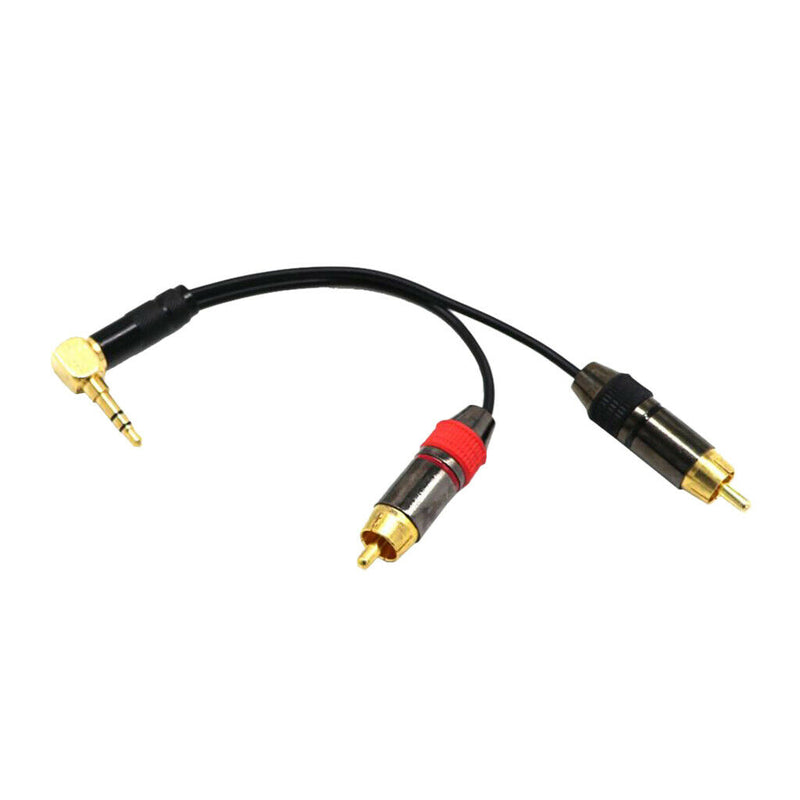 3.5mm Male To RCA RCA Male Audio Adapter Cable, Optimal Signal Transmission And