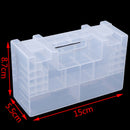 Multi-function Hard Plastic Battery Case Holder Storage Box for AA AAA Batter Gw