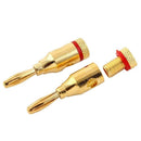 Musical Loudspeaker Cable Audio Open Wire Screw Banana Connector Type 4PCS