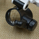 8x 15x 23x Double Eye Loupe Head Wearing Repair Jeweler Watch Clock Magnifi