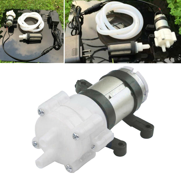 DC 6-12V 385 Diaphragm Self-Priming Pump Drilling Machine Aquarium Water Tank