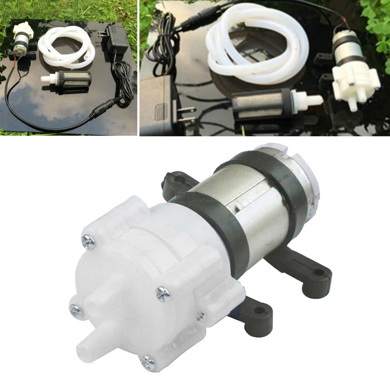 DC 6-12V 385 Diaphragm Self-Priming Pump Drilling Machine Aquarium Water Tank
