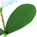 artificial orchid plant potted - 33cm silk flowers wedding decor Blue