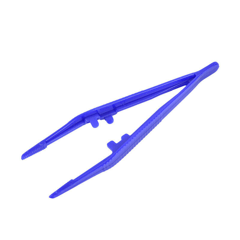 10pcs Plastic Beads Small Disposable Tweezers Tools Crafts DIY Jewelry Mak Ew