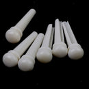 6 Pack Acoustic Guitar Bridge Pins for Guitar Parts Accessories